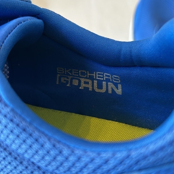 Skechers Go Run Motion Sneakers Blue/Lime, men’s size 13 - Picture 6 of 10